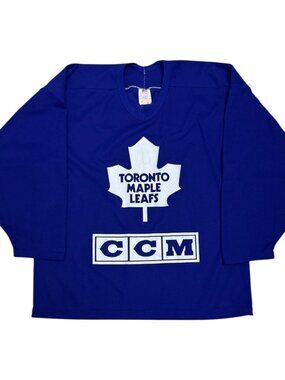 TORONTO MAPLE LEAFS NHL Vintage 90s Maska Air Knit NHL Hockey Jersey Mens Medium